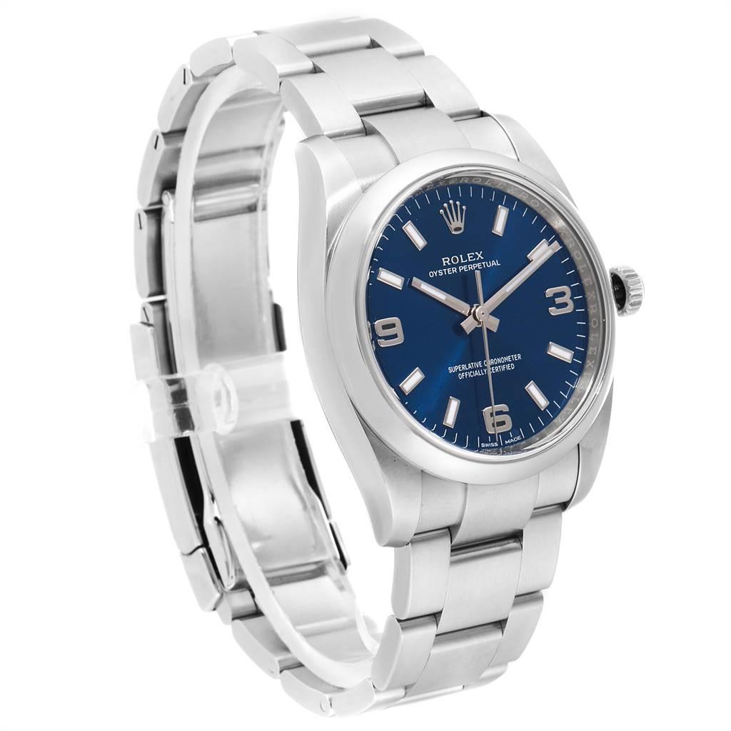 Rolex Air King 34 Blue Dial Domed Bezel Men's Watch 114200 1