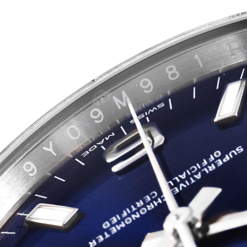 Rolex Air King 34 Blue Dial Domed Bezel Men's Watch 114200 4