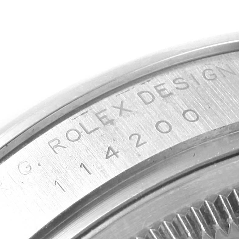 Rolex Air King 34 Blue Roman Dial Automatic Steel Men’s Watch 114200 1