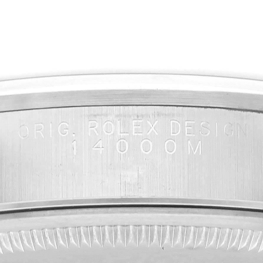 Rolex Air King Black Dial Smooth Bezel Steel Mens Watch 14000 1