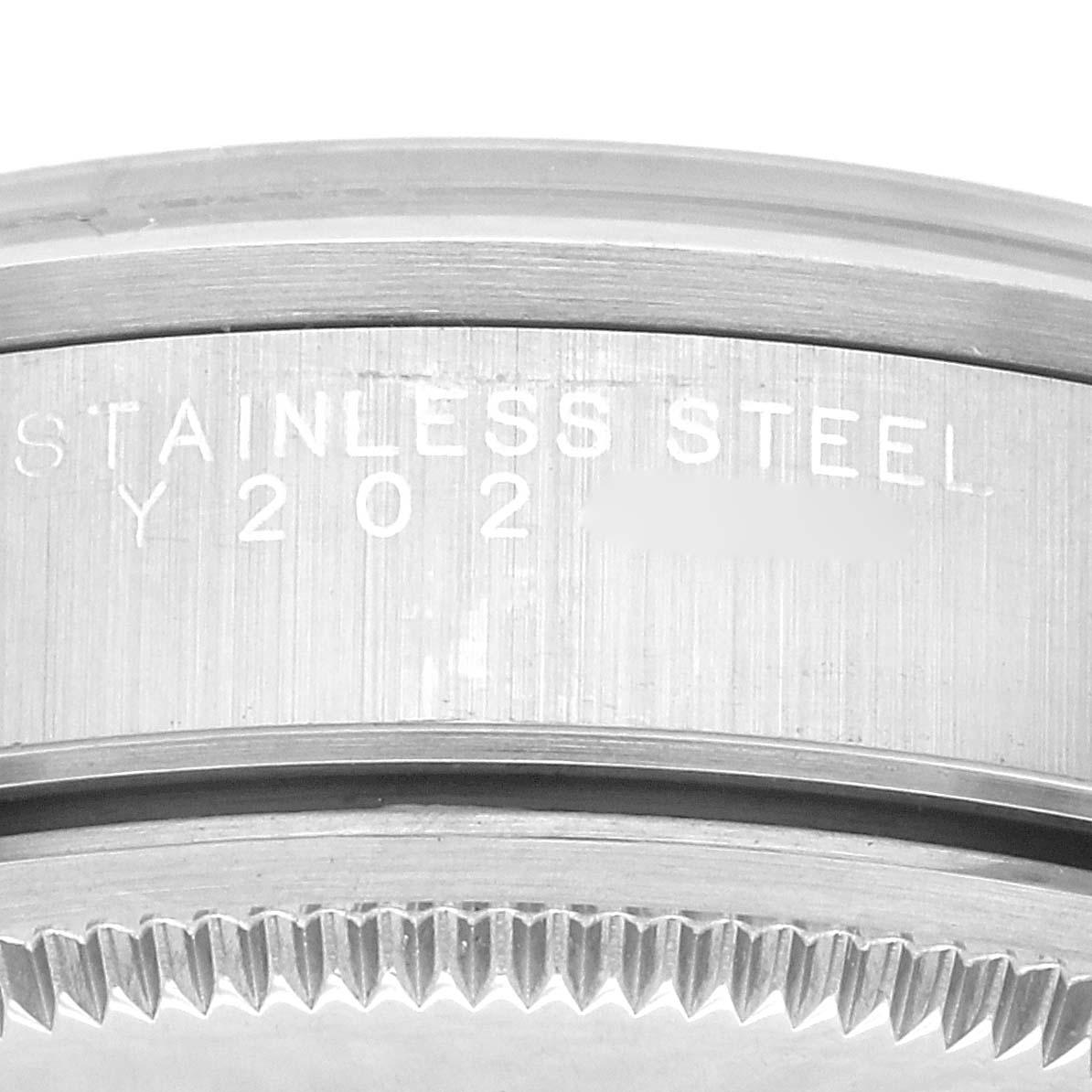 Rolex Air King 34mm Blue Dial Smooth Bezel Steel Mens Watch 14000 2