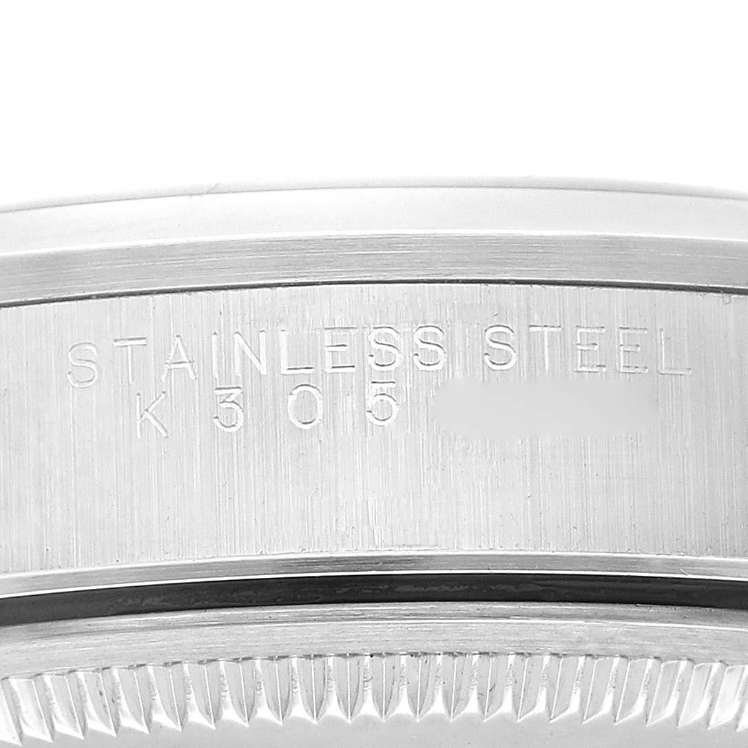 Rolex Air King 34mm Blue Dial Smooth Bezel Steel Mens Watch 14000 3