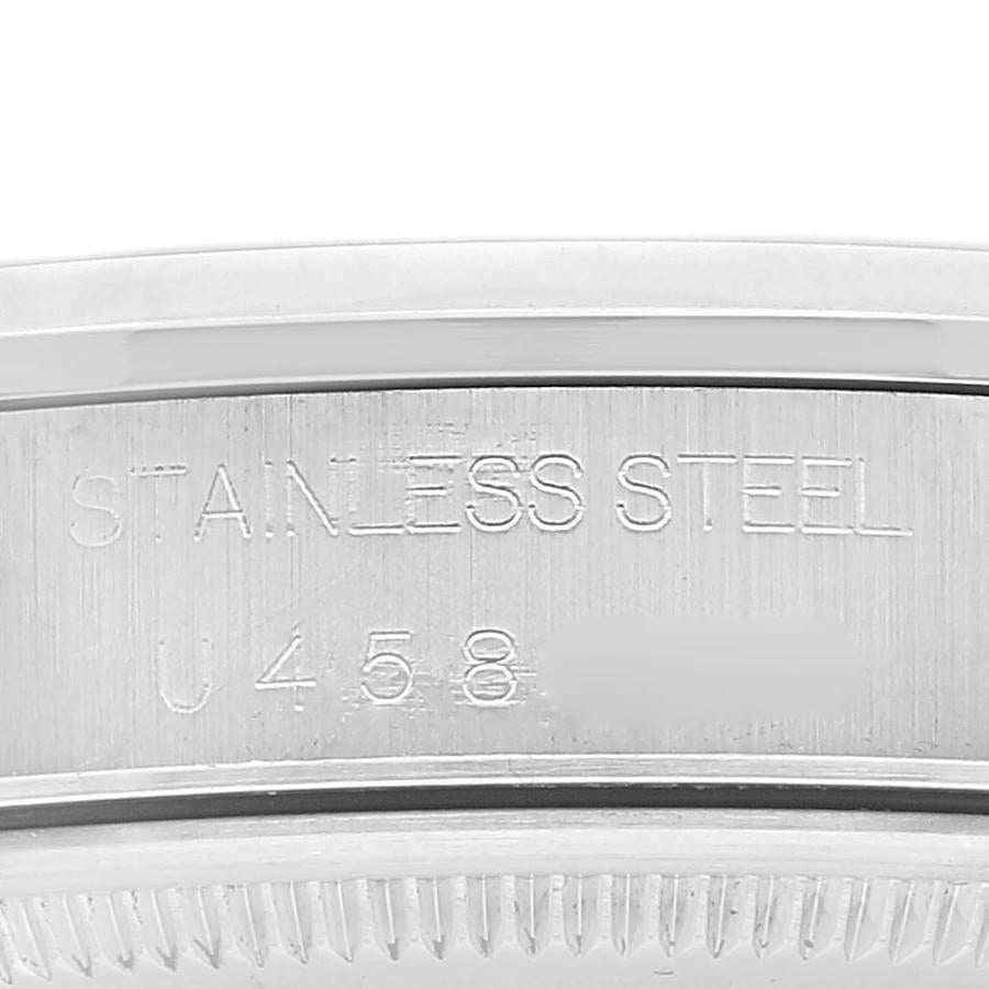 Rolex Air King 34mm Blue Dial Smooth Bezel Steel Mens Watch 14000 1