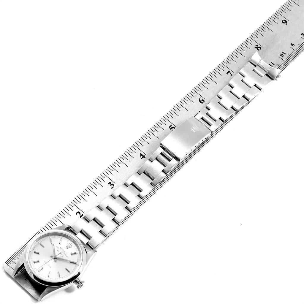 Rolex Air King Silver Dial Oyster Bracelet Steel Men's Watch 14000 7