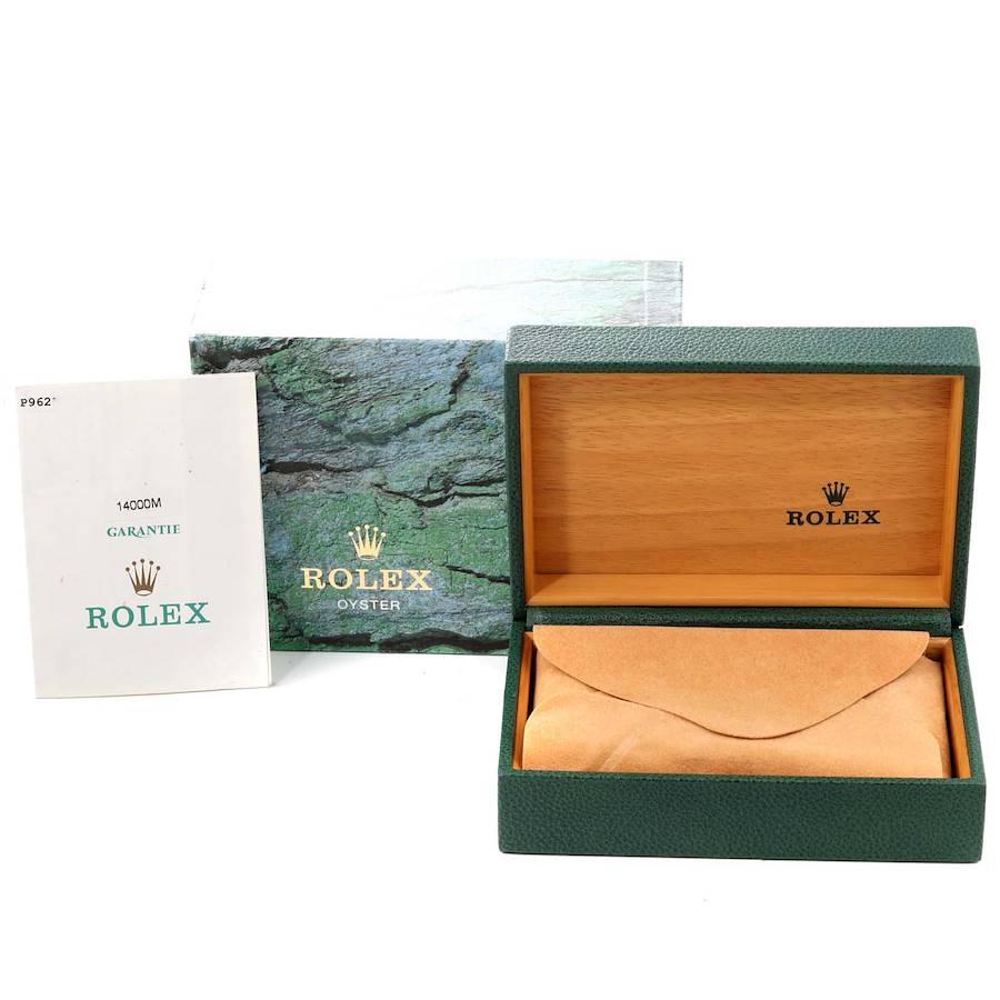 Rolex Air King 34mm Silver Dial Smooth Bezel Steel Mens Watch 14000 Box Papers 5