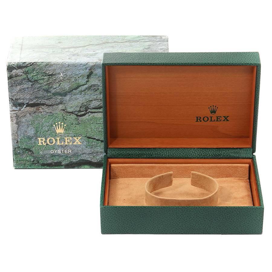 Rolex Air King Silber Zifferblatt Rauch Lünette Stahl Herrenuhr 14000 im Angebot 8