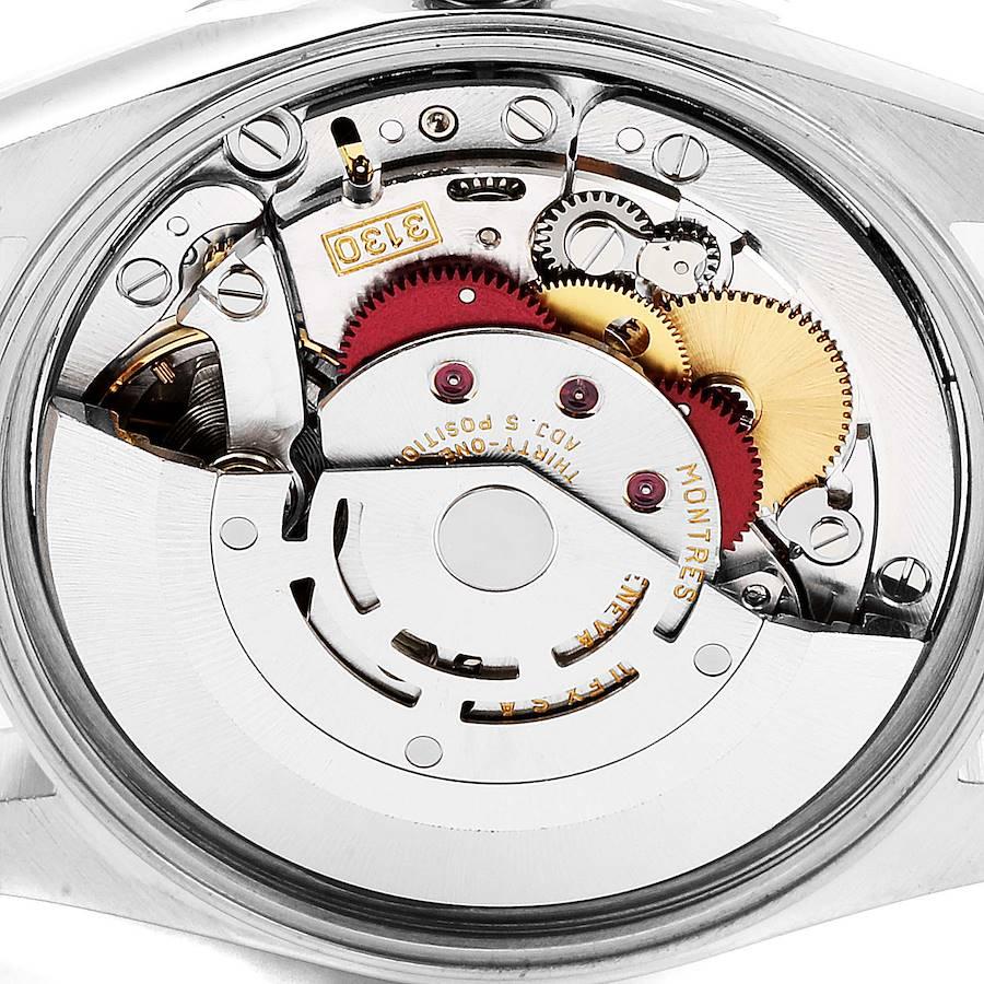 Rolex Air King Silver Dial Smooth Bezel Steel Men's Watch 14000 5