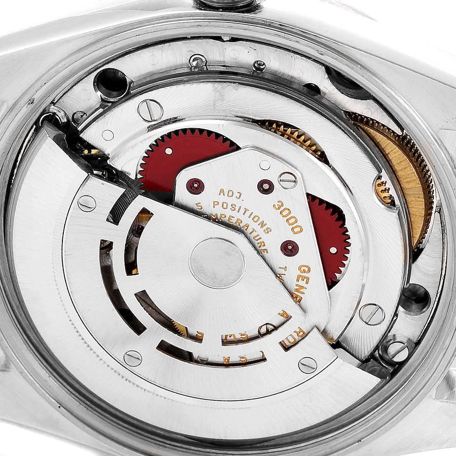 Rolex Air King Silber Zifferblatt Rauch Lünette Stahl Herrenuhr 14000 im Angebot 5