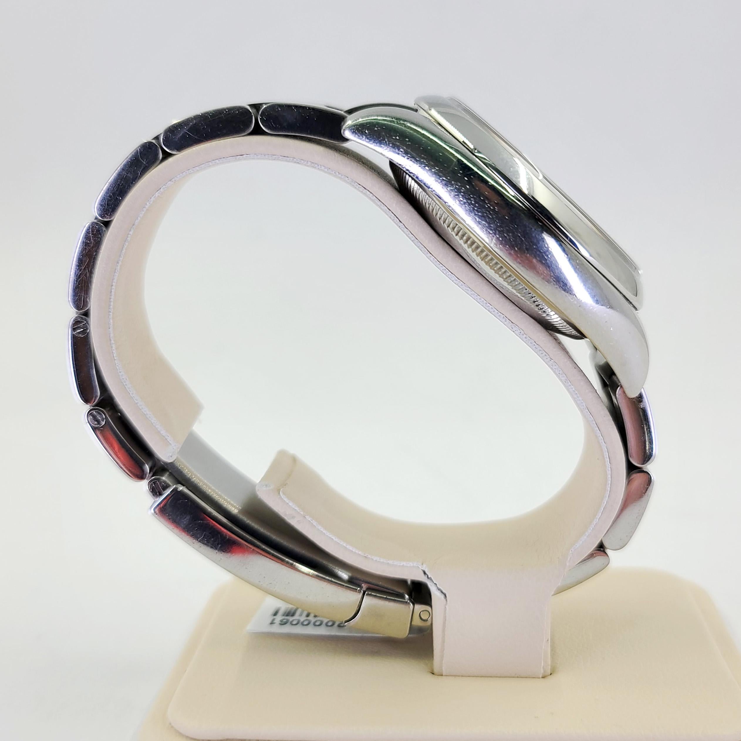 Women's or Men's Rolex Air-King Steel Wristwatch For Sale