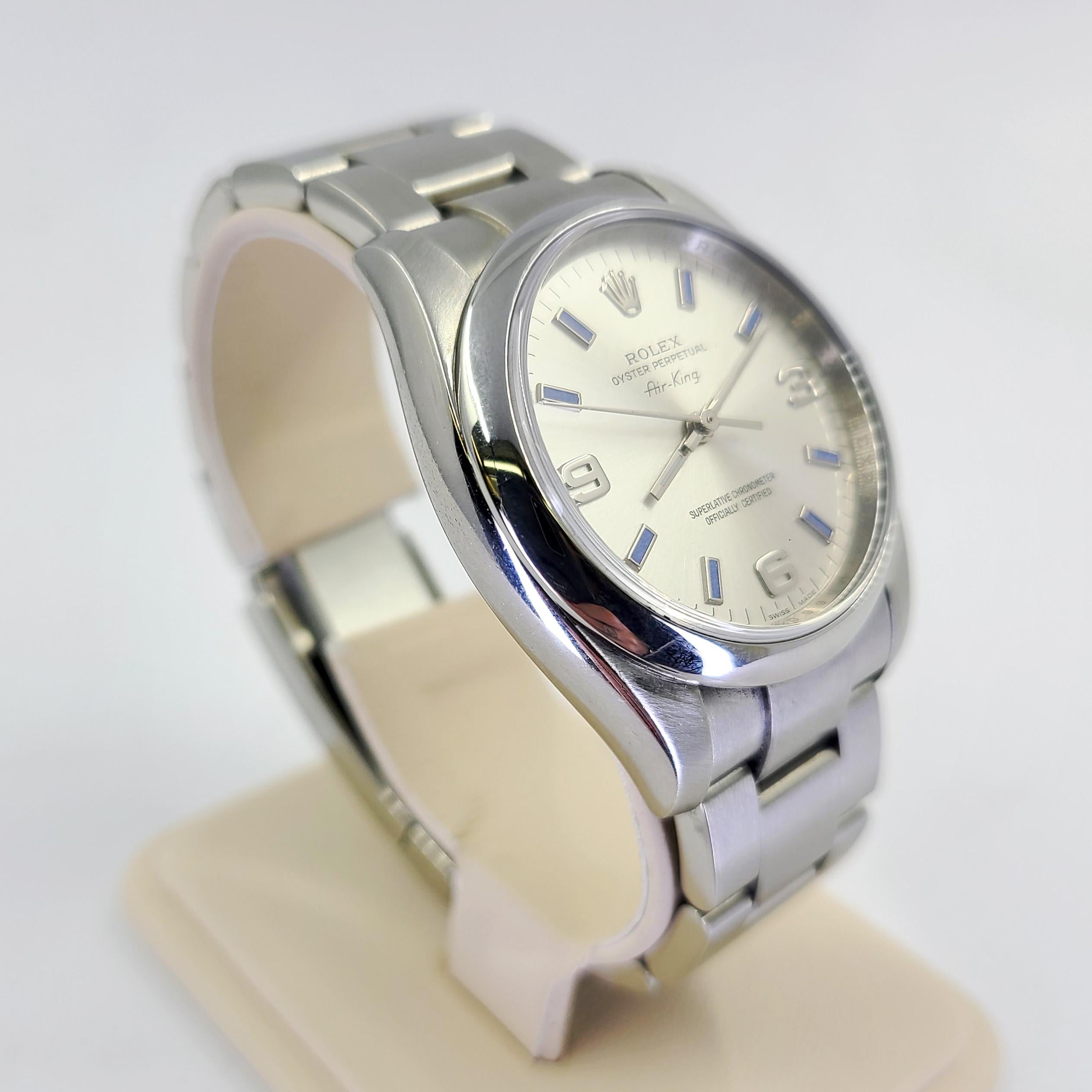 Rolex Air-King Steel Wristwatch For Sale 1