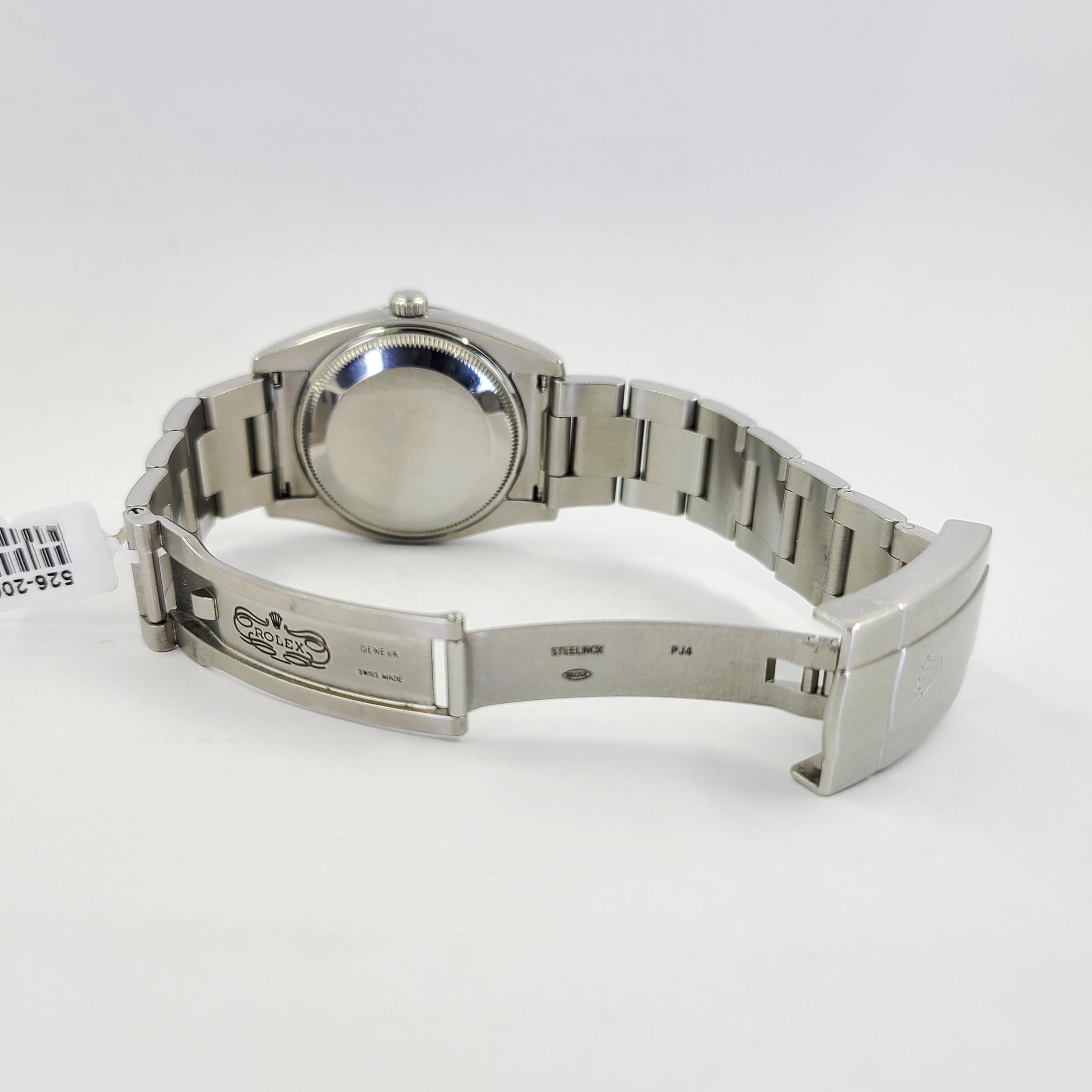 Rolex Air-King Steel Wristwatch For Sale 4