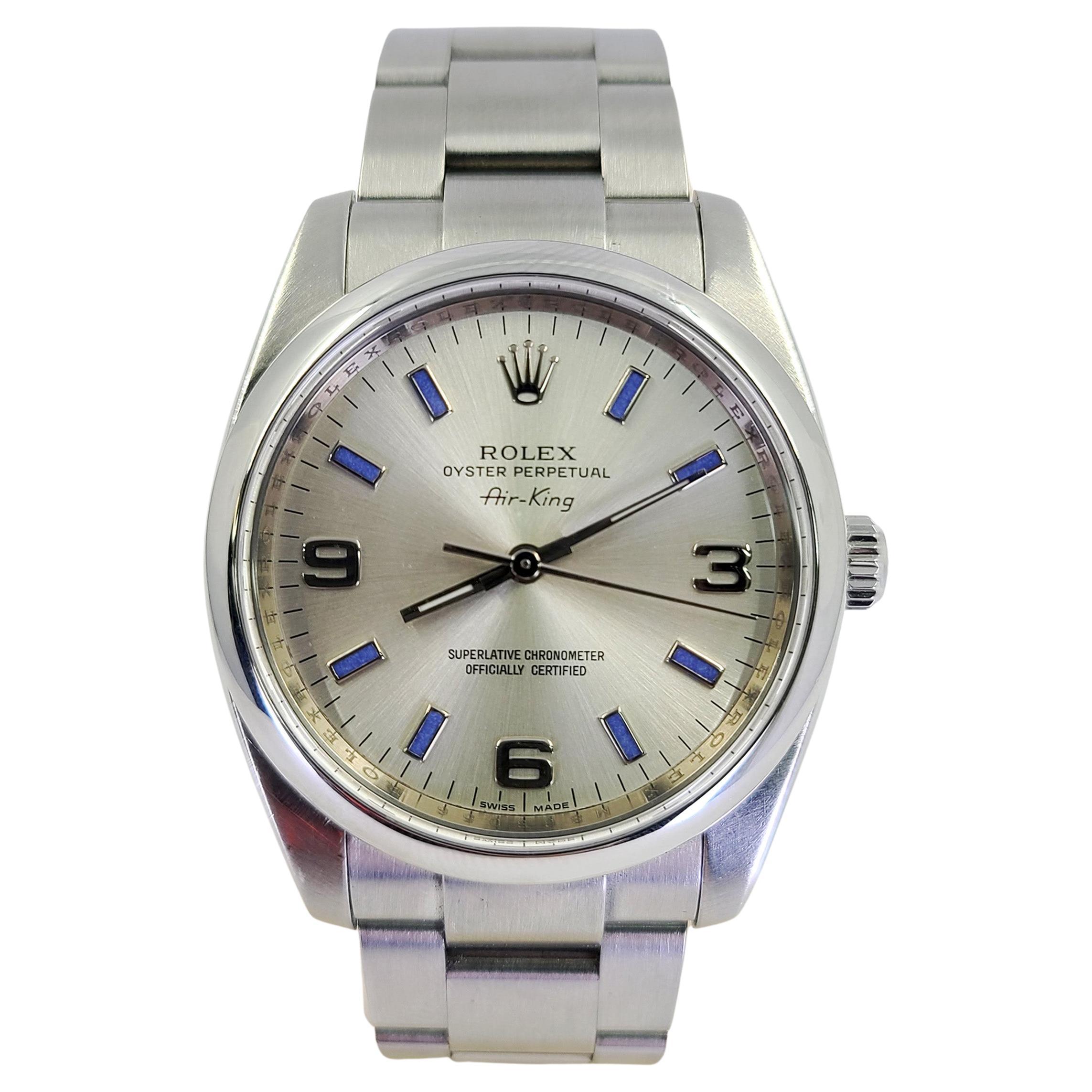 Rolex Air-King Steel Wristwatch