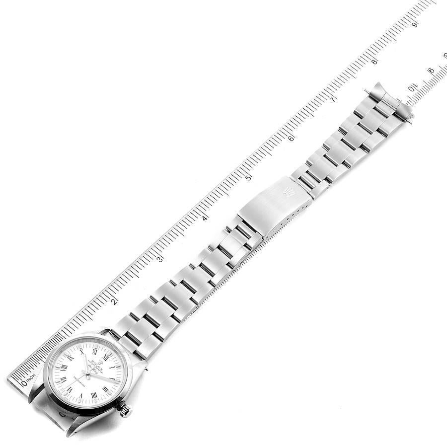 Rolex Air King White Dial Domed Bezel Men's Watch 14000 Box 6
