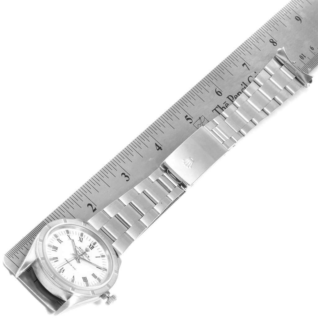 Rolex Air King White Dial Steel Men's Watch 14010 Box 7