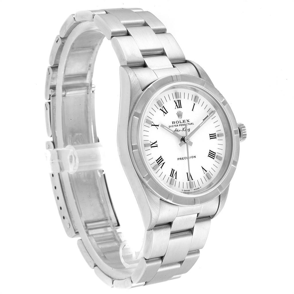 Rolex Air King White Dial Steel Men's Watch 14010 Box 2