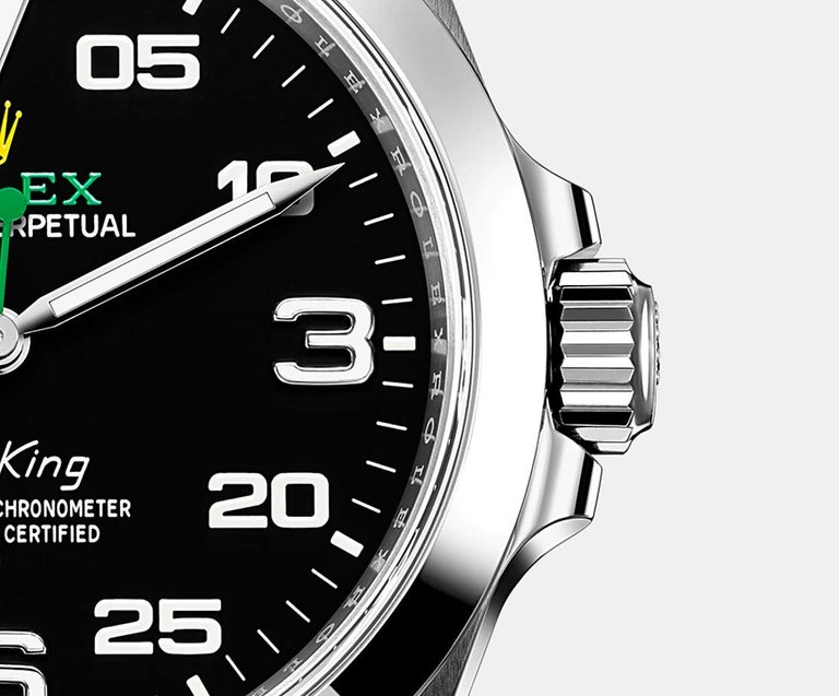 Rolex AirKing, 2022 Model Stainless Steel Unworn Watch Complete For Sale at 1stDibs rolex air