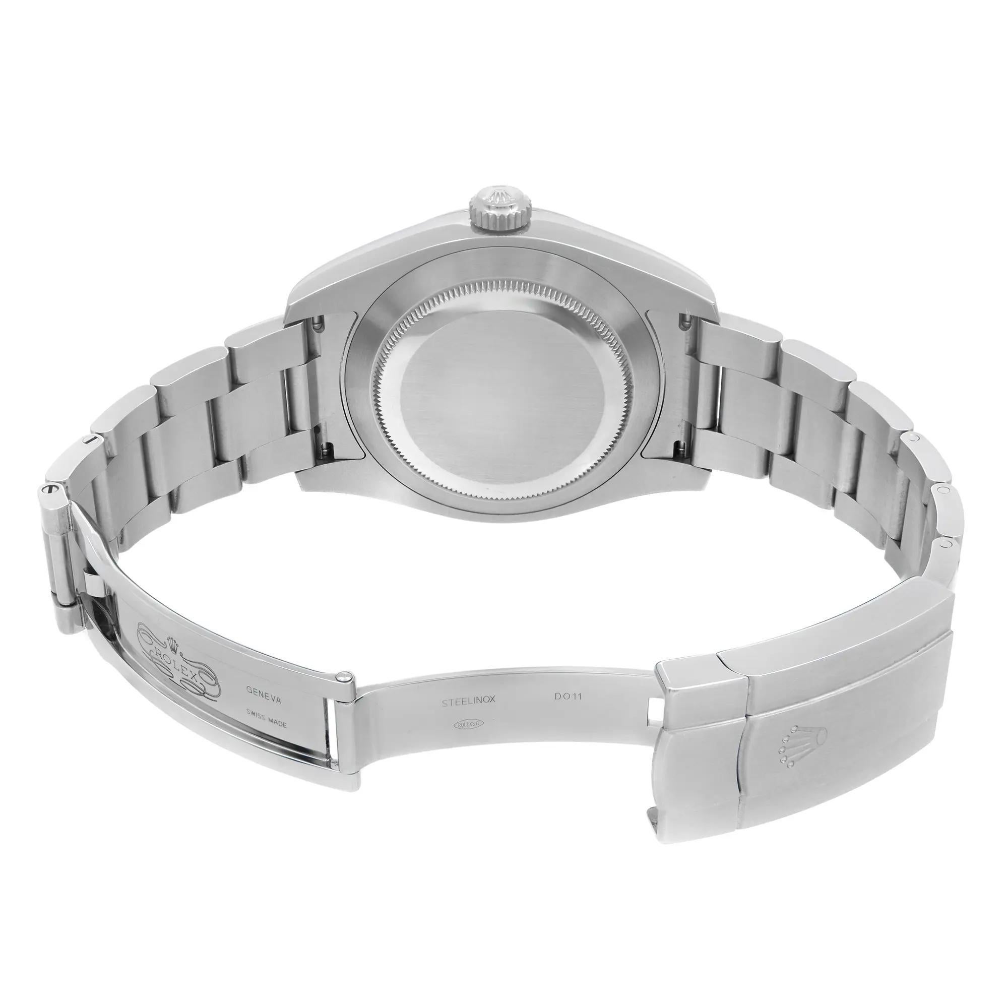 Rolex Air-King 40mm Stainless Steel Black Dial Automatic Men Watch 116900 In Good Condition For Sale In New York, NY