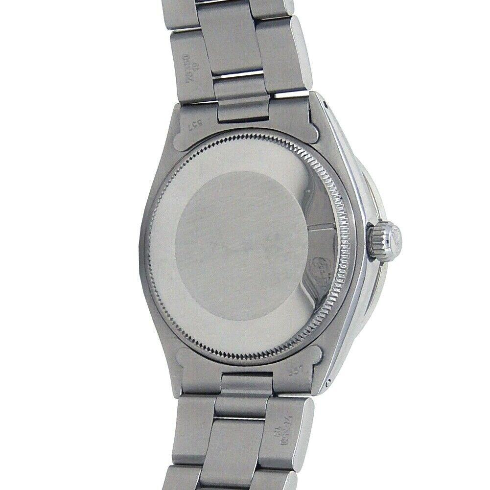 Rolex Air-King '5 Serial' Stainless Steel Automatic Mid-Size Watch 5500 In Excellent Condition For Sale In New York, NY