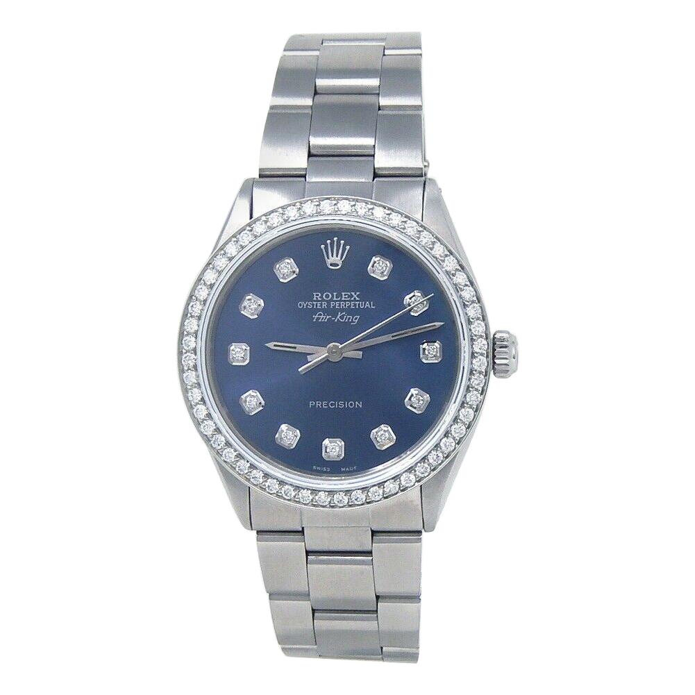 Rolex Air-King 
5 Serial
 Stainless Steel Automatic Mid-Size Watch 5500 For Sale