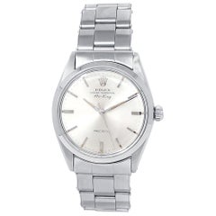 Vintage Rolex Air-King 5500, Silver Dial, Certified and Warranty