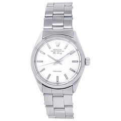 Rolex Air-King 5500, White Dial, Certified and Warranty