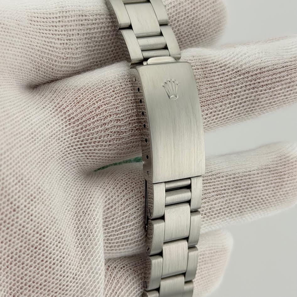 Rolex Air King 5500 34mm quadrante argento acciaio inossidabile 1