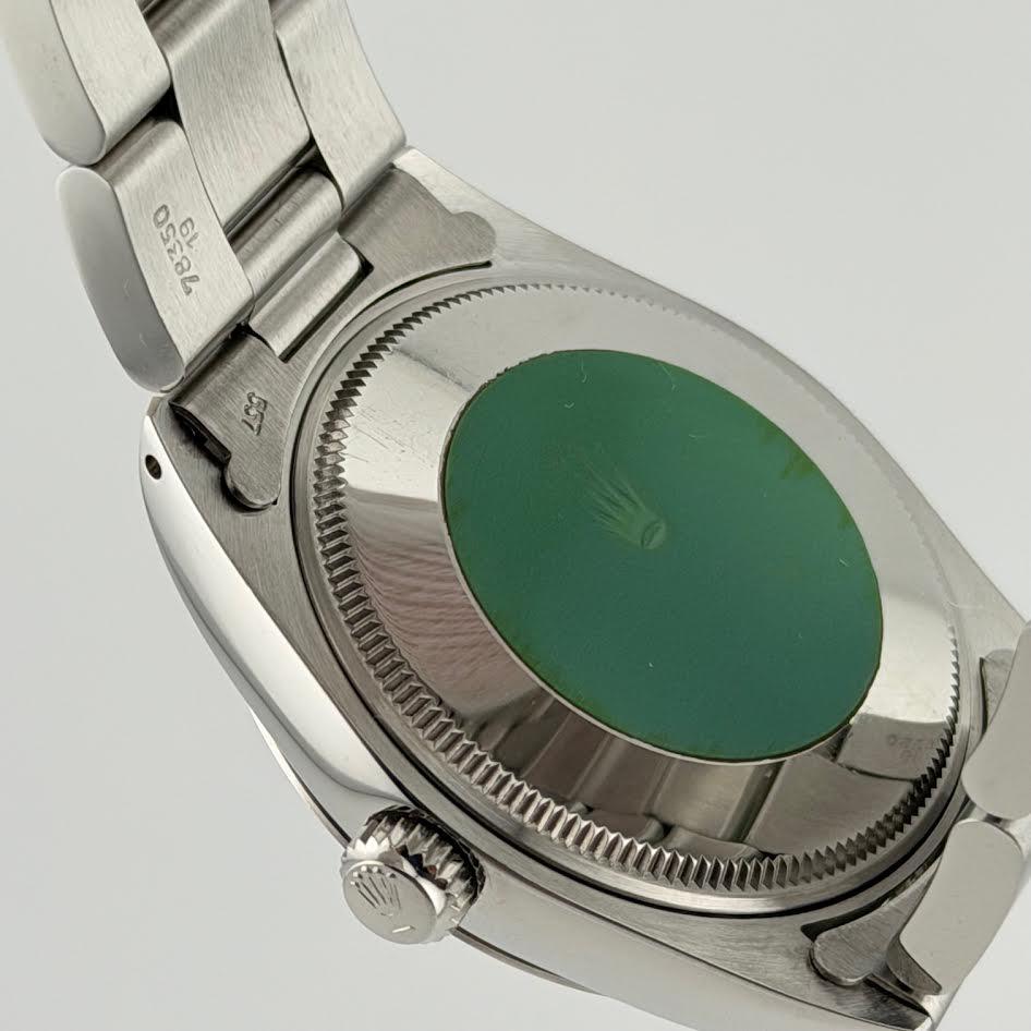 Rolex Air King 5500 34mm quadrante argento acciaio inossidabile 4