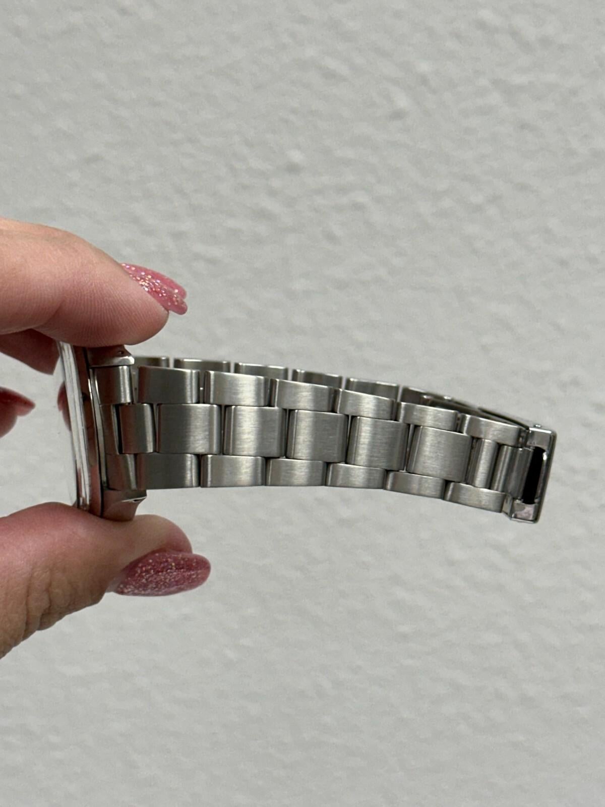 Rolex Air King 5500 Quadrante nero Acciaio inossidabile 34mm in vendita 4
