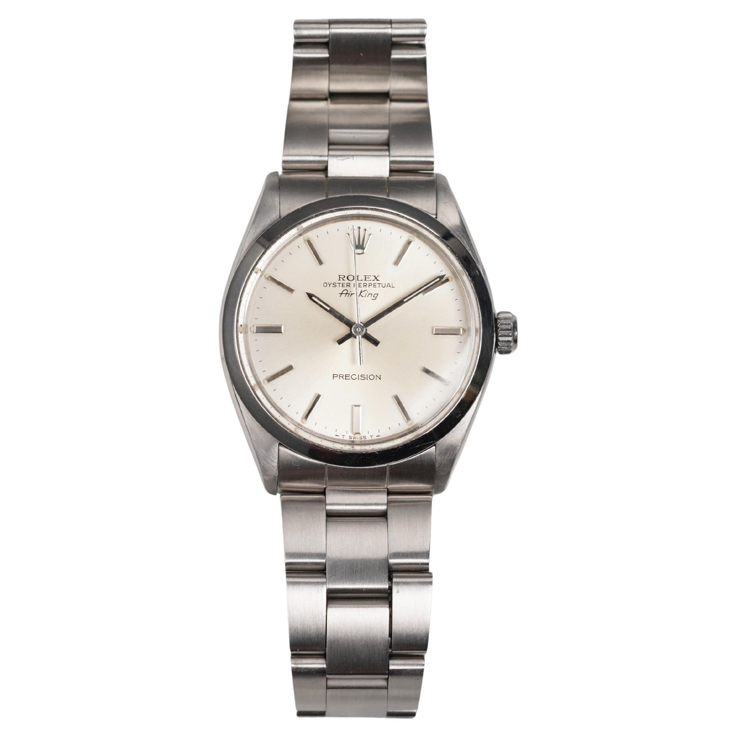 Reloj Rolex Air King 5500 Esfera Crema, años 70 en venta