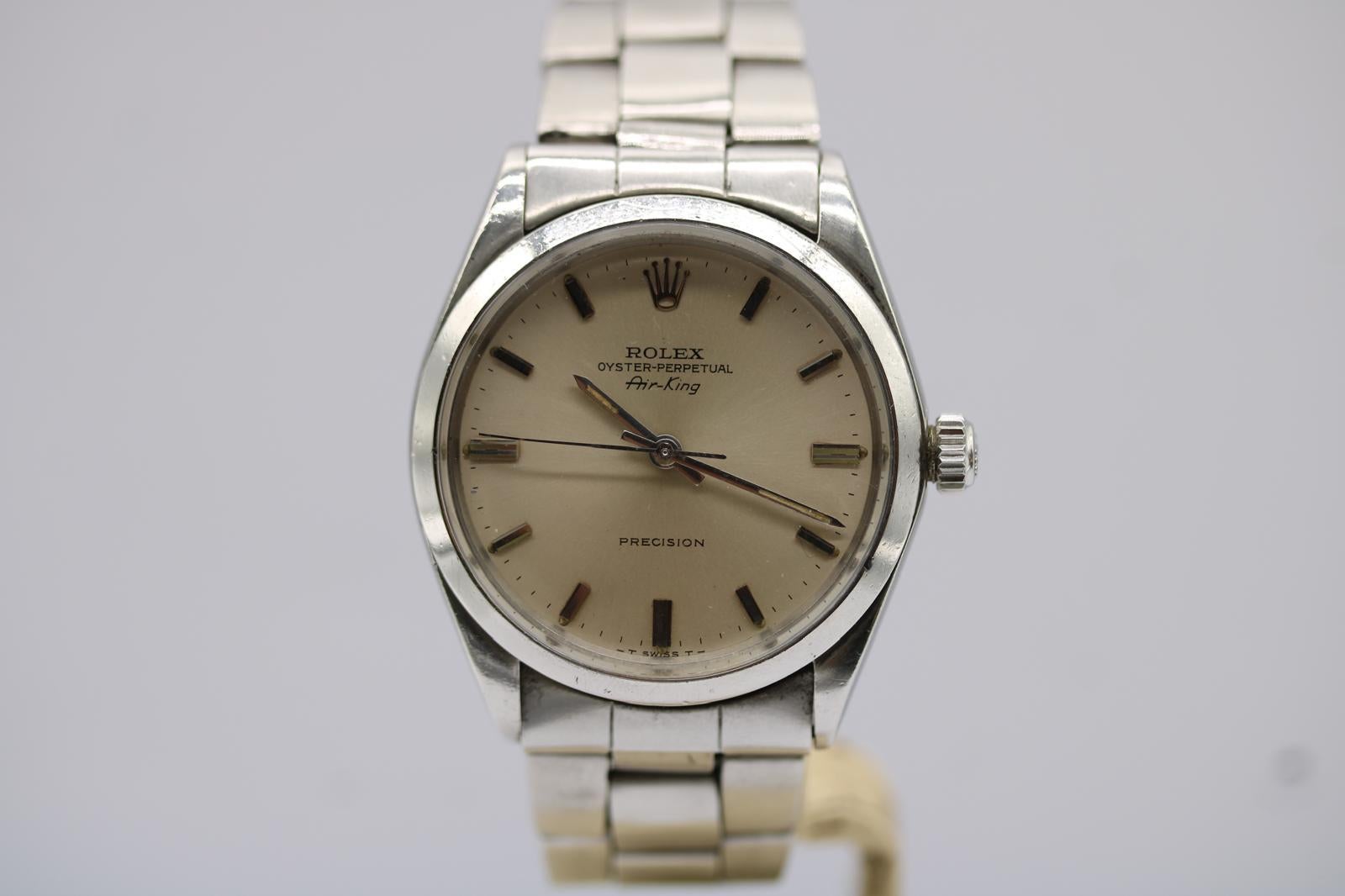 Rolex Air King 5500 For Sale 7