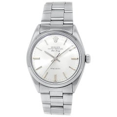 Vintage Rolex Air-King 5500, Silver Dial, Certified and Warranty