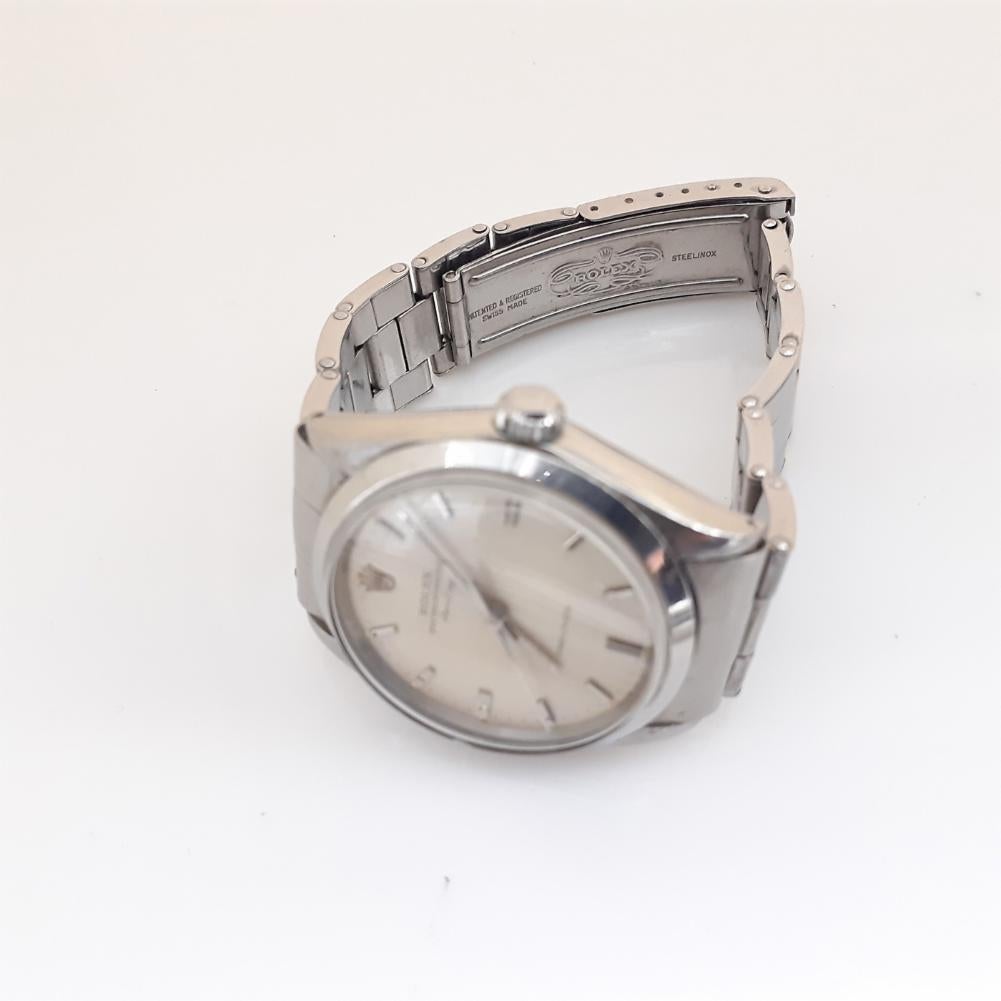 Rolex Air-King Reference #: 5500. Mens Automatic Self Wind Watch Stainless Steel Silver 0 MM. Verified and Certified by WatchFacts. 1 year warranty offered by WatchFacts.
