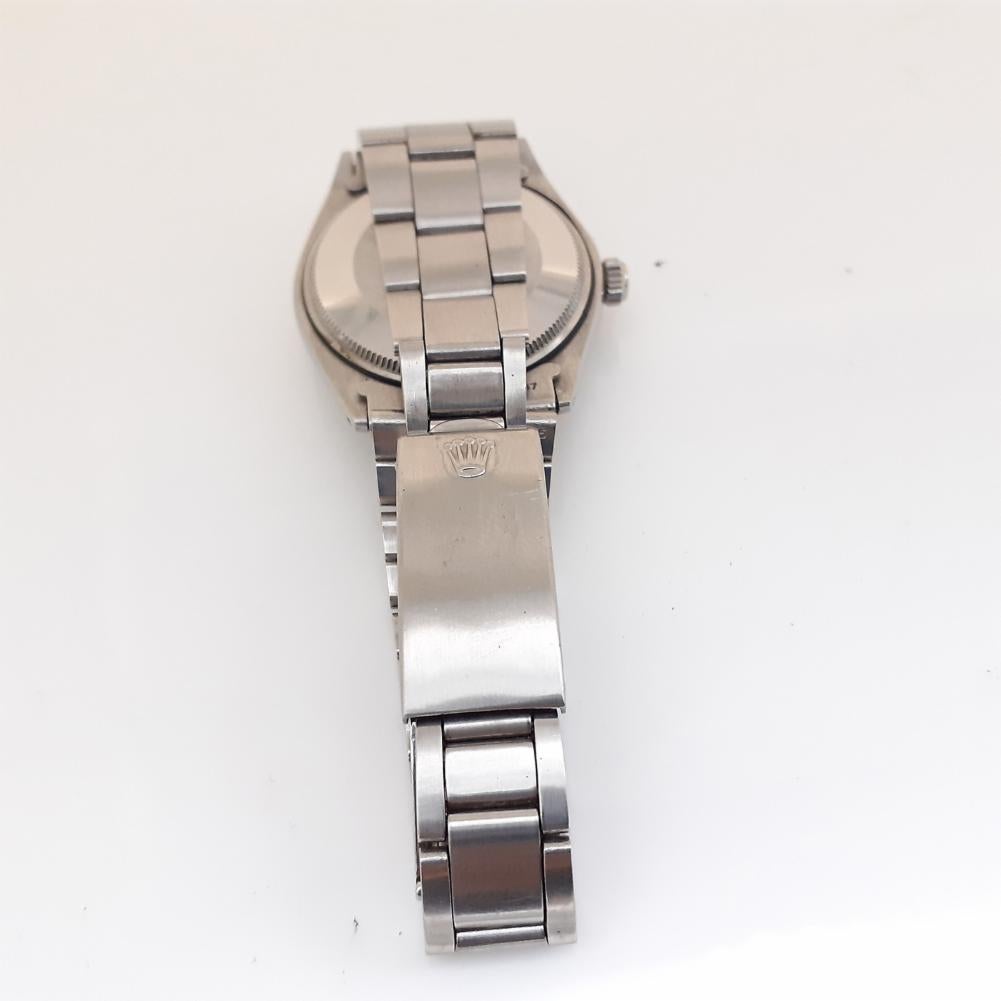 Rolex Air-King 5500, Silver Dial, Certified and Warranty In Excellent Condition In Miami, FL