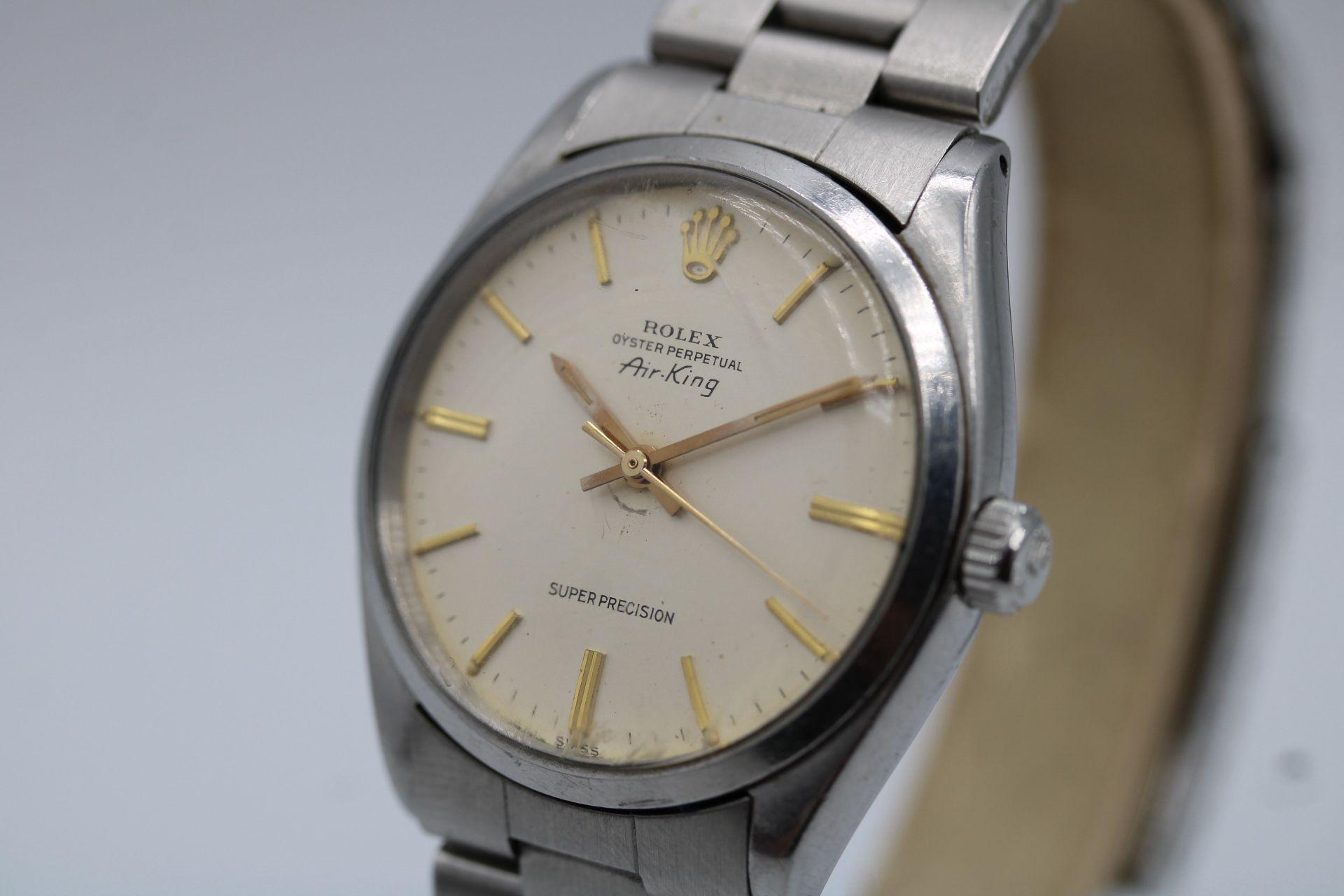 Rolex Air-King 5500 Super Precision - 1964 - RAF Provenance - Vollständiger Satz im Zustand „Gut“ im Angebot in London, GB