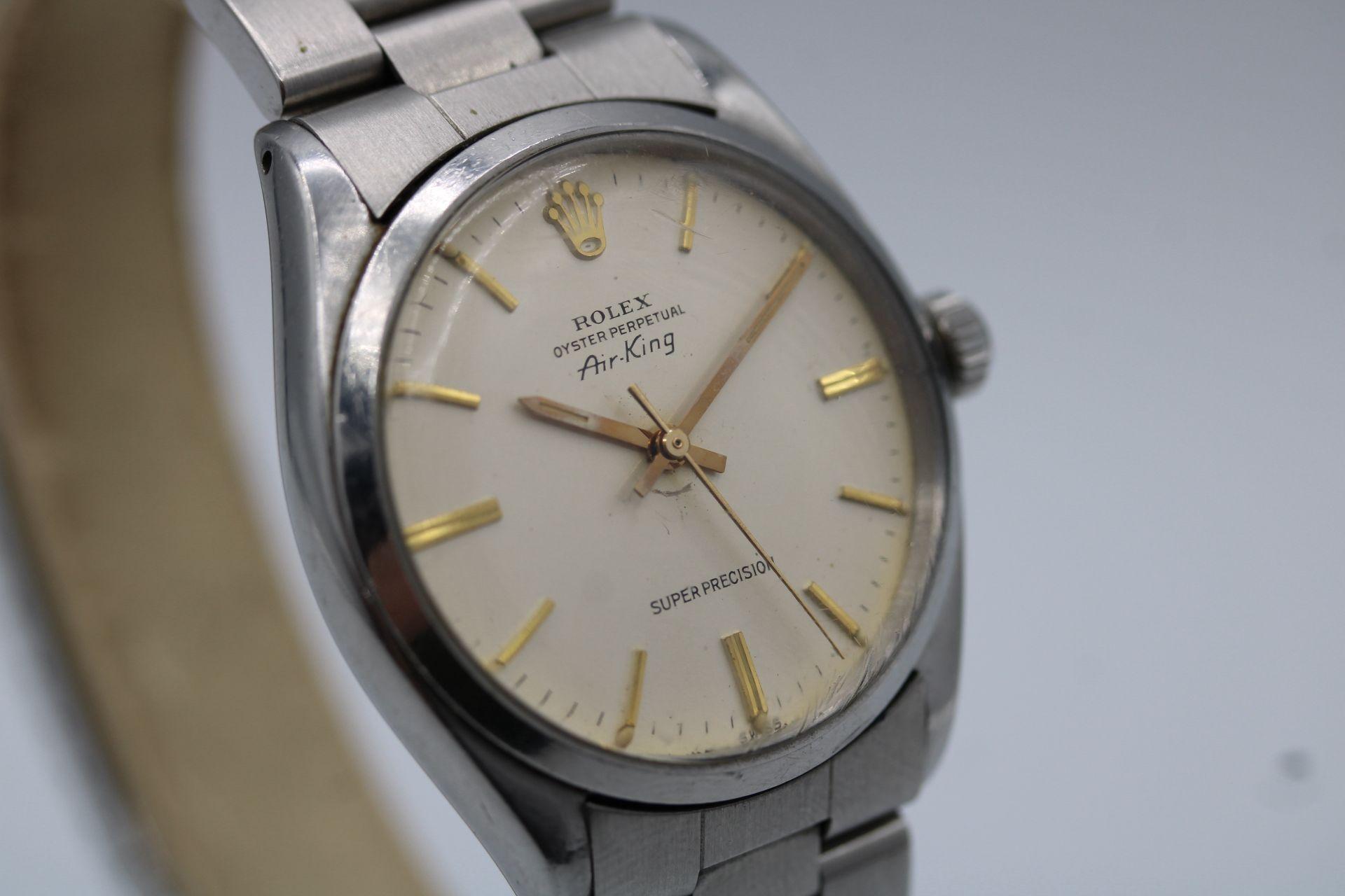 Rolex Air-King 5500 Super Precision - 1964 - RAF Provenance - Vollständiger Satz für Damen oder Herren im Angebot