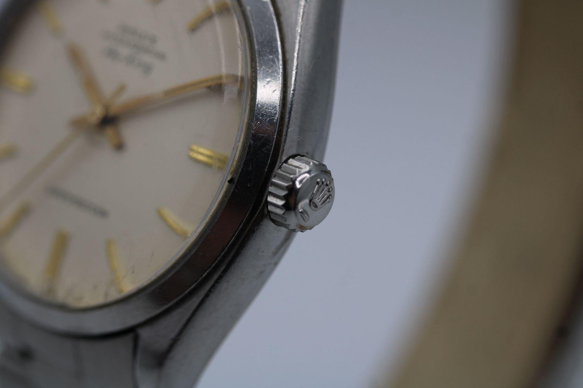 Rolex Air-King 5500 Super Precision - 1964 - RAF Provenance - Vollständiger Satz im Angebot 1