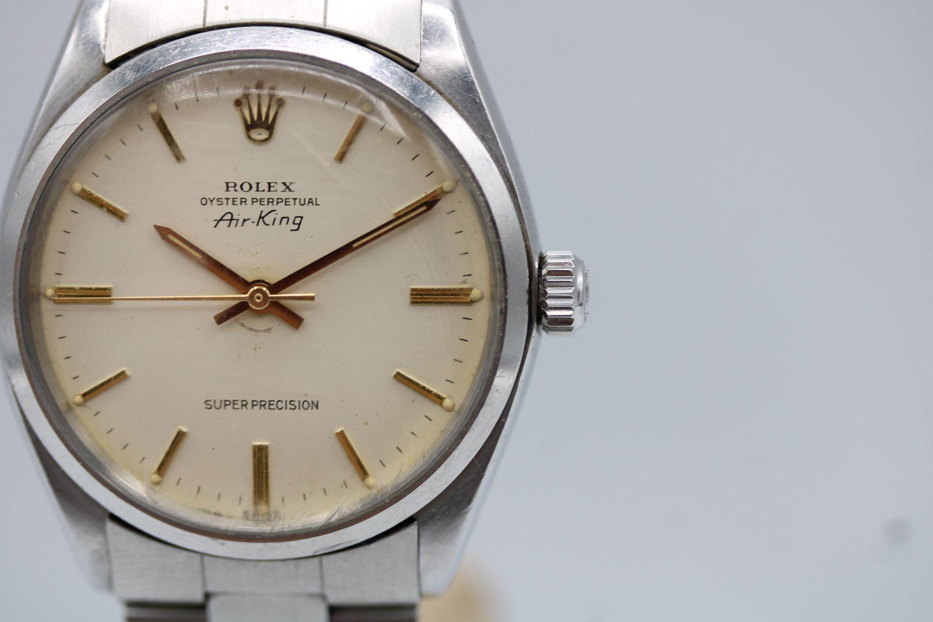 Rolex Air-King 5500 Super Precision - 1964 - RAF Provenance - Vollständiger Satz im Angebot 3