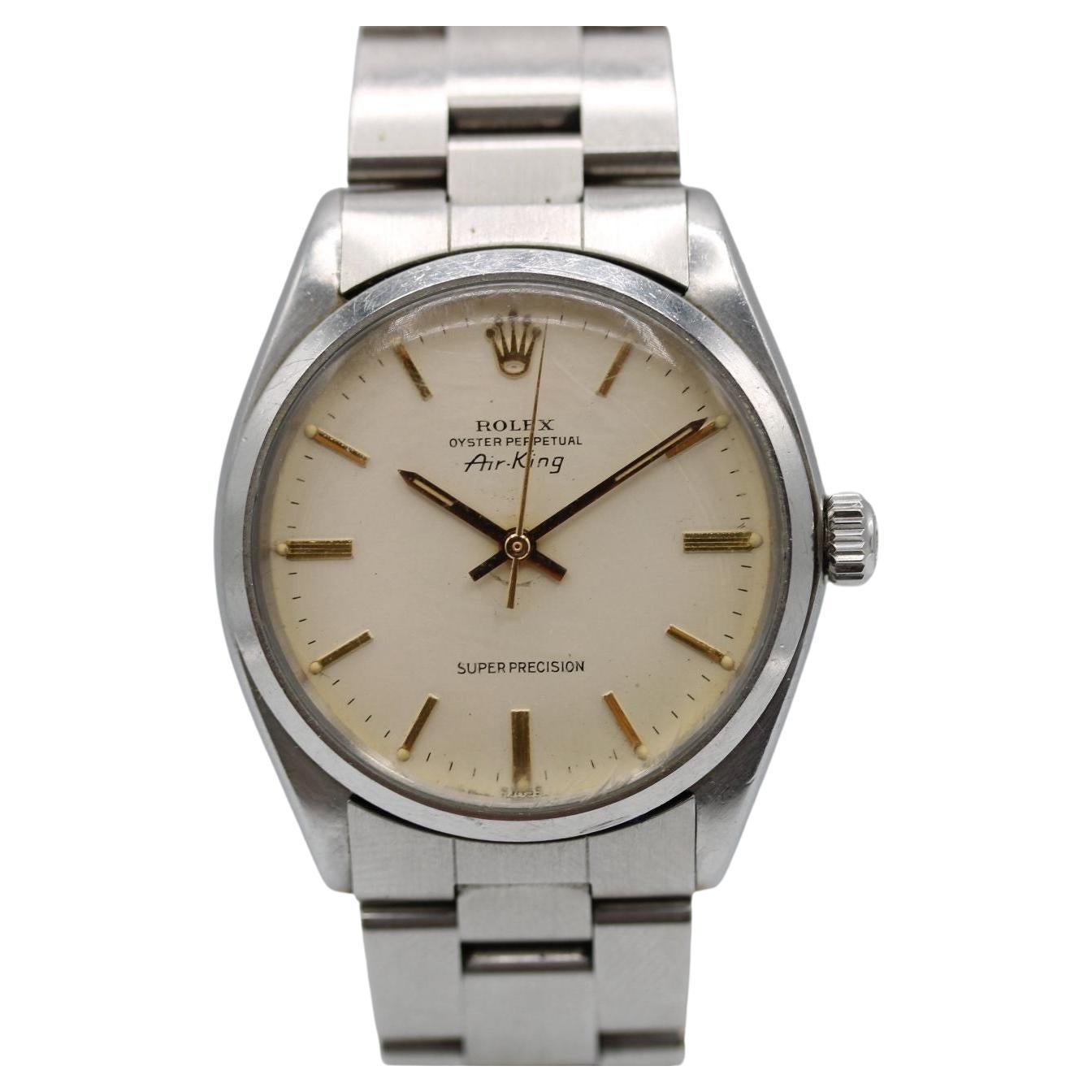 Rolex Air-King 5500 Super Precision - 1964 - RAF Provenance - Vollständiger Satz im Angebot