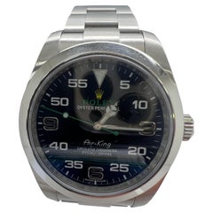 Used Rolex Air-King Automatic Steel Mens Oyster Bracelet Watch 116900