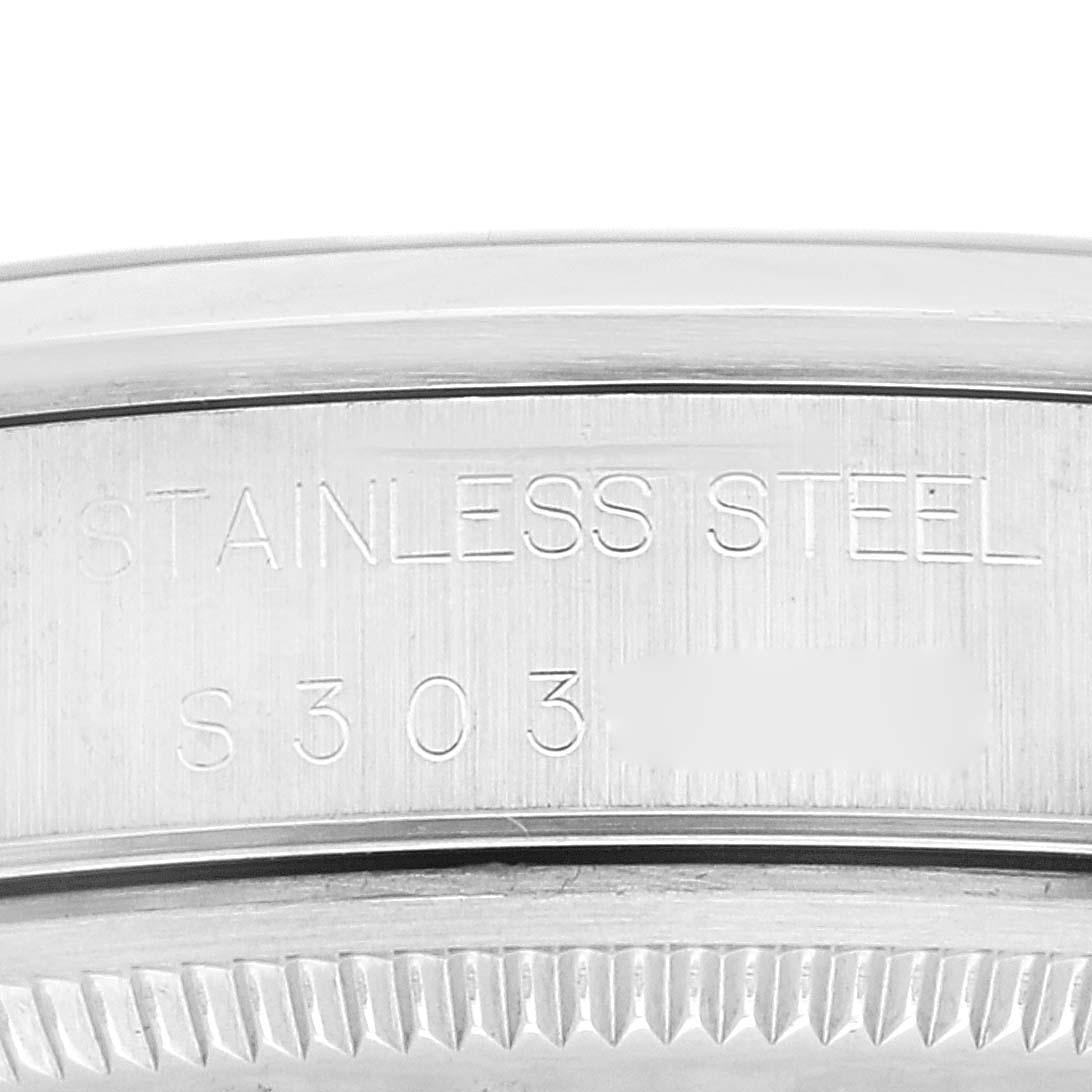 Rolex Air King Black Dial Smooth Bezel Steel Mens Watch 14000 2