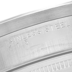 Rolex Air King Engine gedrechselte Lünette schwarzes Zifferblatt Stahl Herrenuhr 14010 Box Papiere