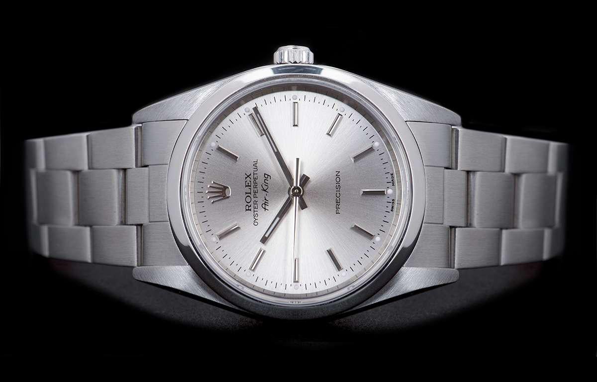 Rolex Air-King Gents Stainless Steel Silver Dial 14000M 2