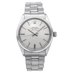 Rolex Air King Linen Dial Automatic Men's Watch Ref. 5500