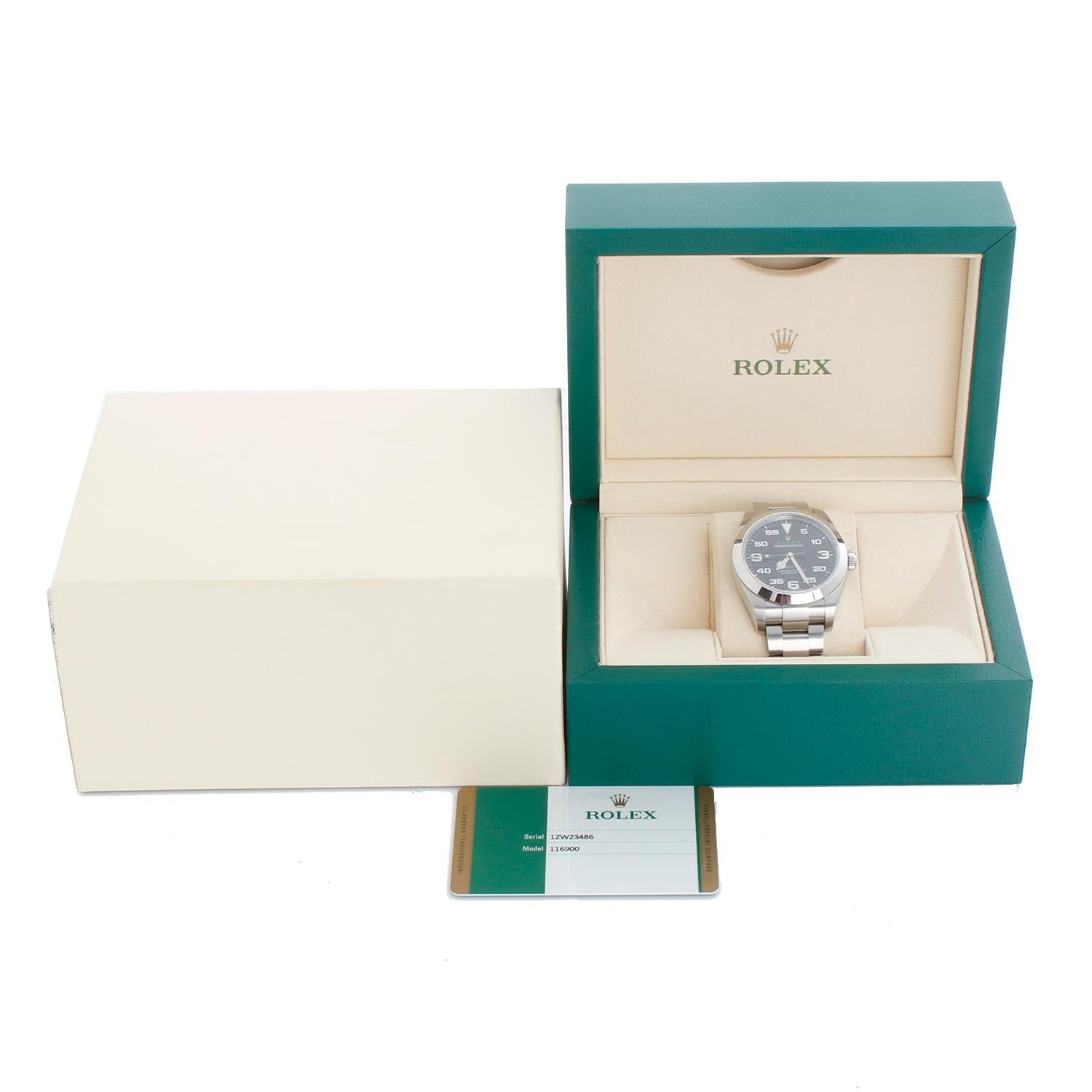 Reloj Rolex Air-King BKAO de acero inoxidable para hombre 116900 en venta 2