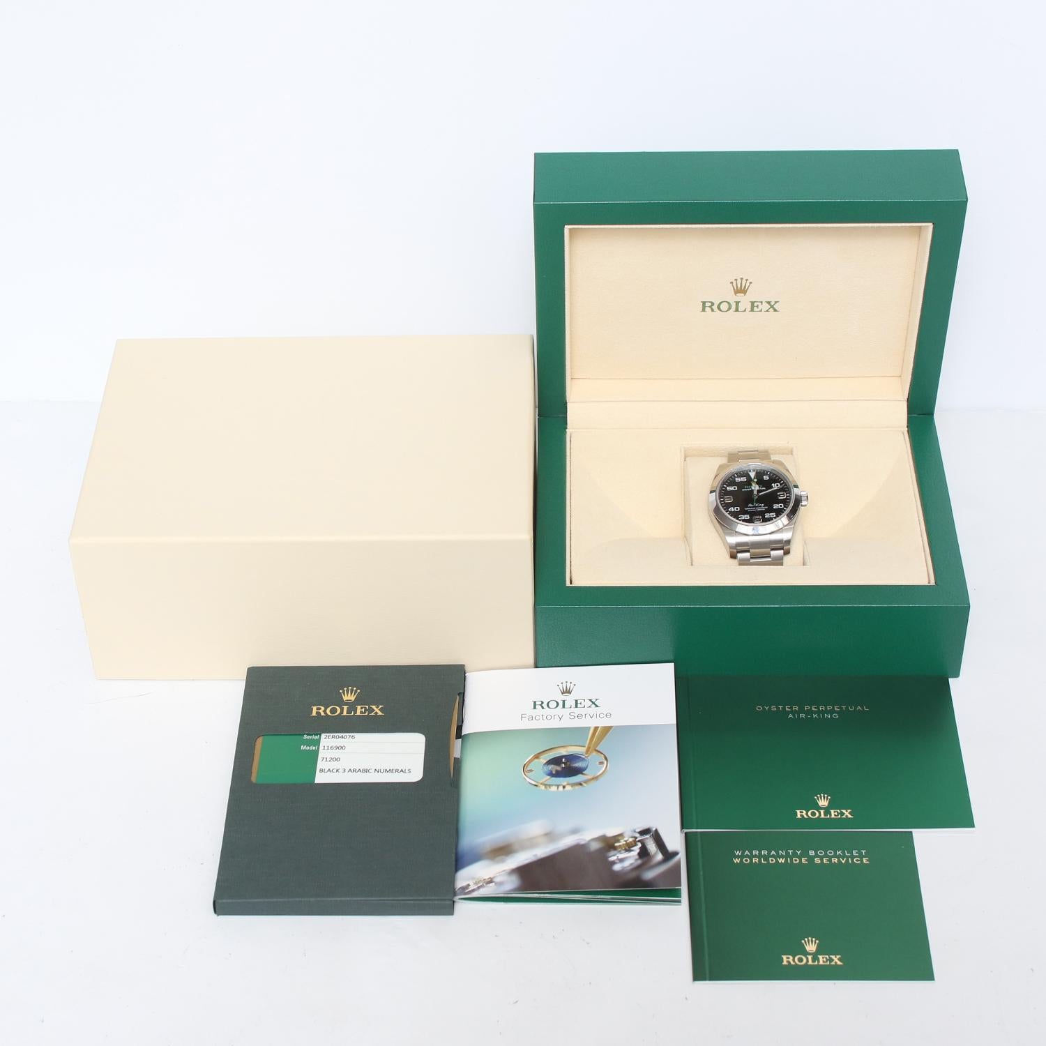 Rolex Air-King Men's Stainless Steel BKAO Watch 116900 3