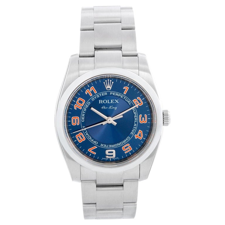 Rolex AirKing Men''s Stainless Steel Watch 114200 For Sale at 1stDibs