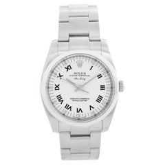 Rolex Air-King Men's Stainless Steel White Dial Watch 114200