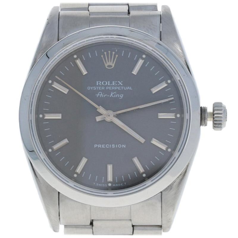 Rolex Air-King Men's Wristwatch, Stainless Steel Automatic 2 Year Warranty 14000