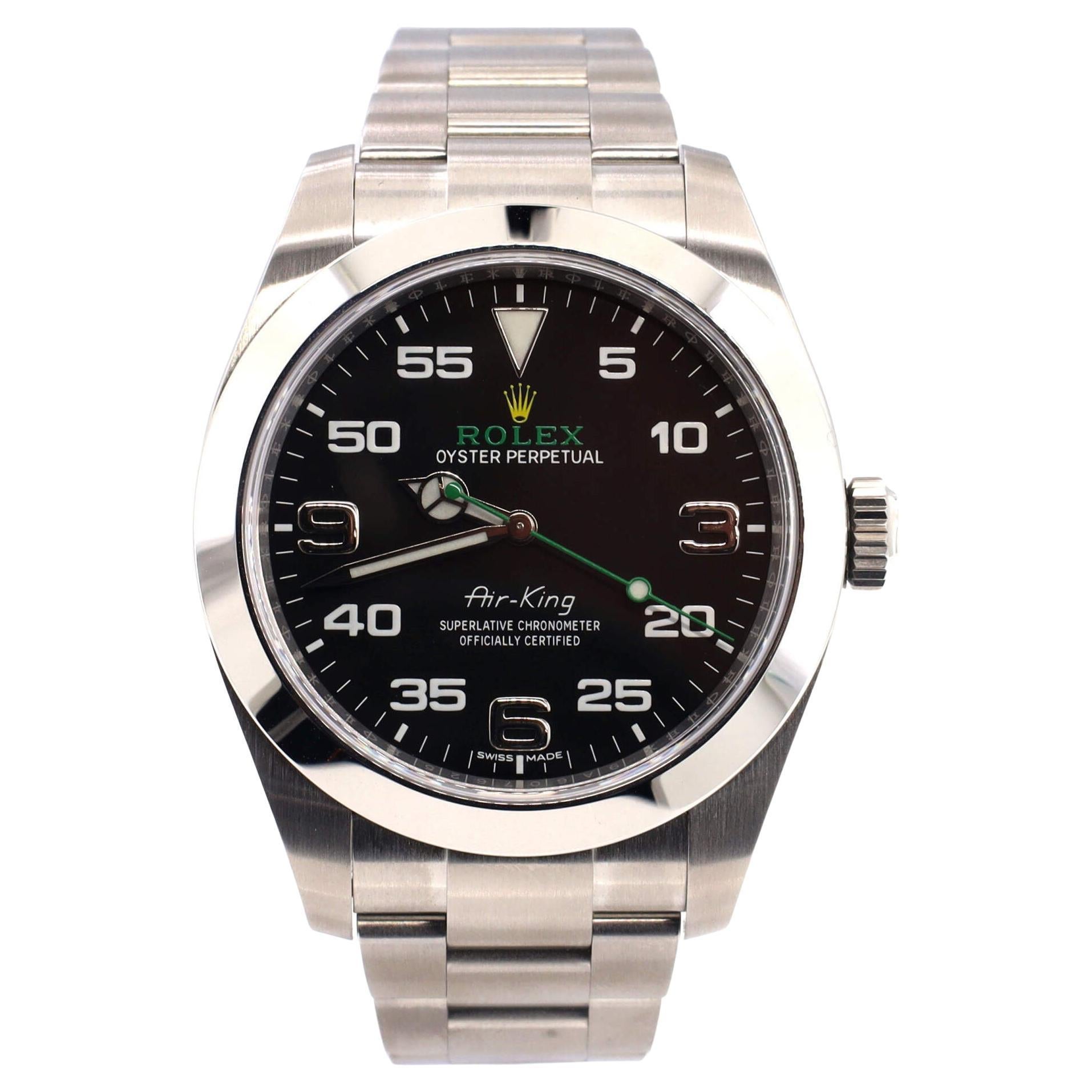 Rolex Air King Oyster Perpetual Chronometer Automatic Watch Stainless Steel  40 For Sale at 1stDibs | air king for sale