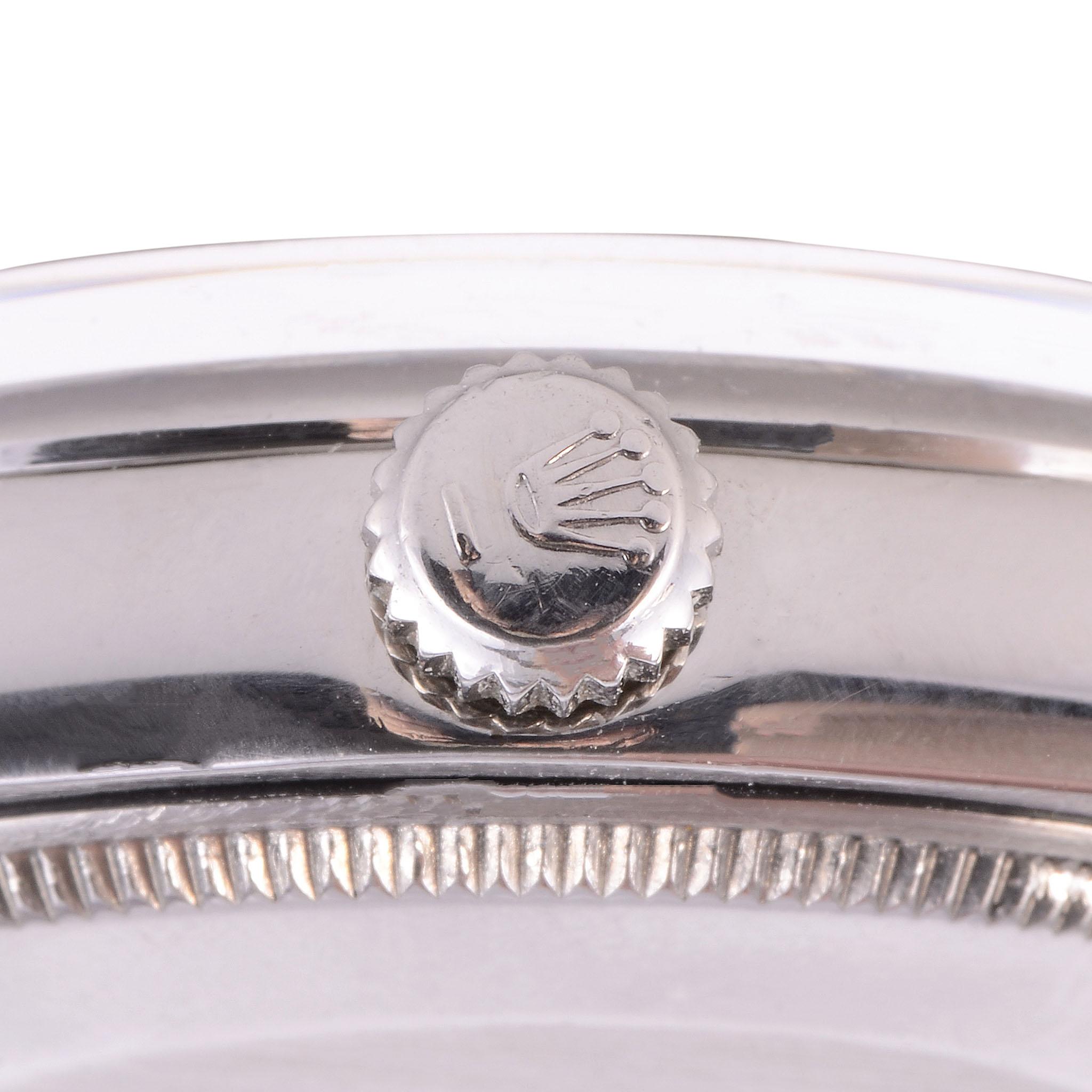 Men's Rolex Air King Red Dial Steel Wrist Watch